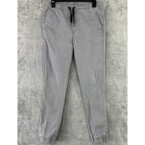 Carbon Men’s Size Small 29x26 Gray Joggers Ripstop Y2K Grunge‎ Skater 90s